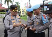 Pastikan Senjata Api Digunakan Sesuai Ketentuan, Kapolres Ketapang Lakukan Pemeriksaan Senjata Api Dinas