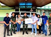 BRI Kanca Ketapang Melalui CSR BRI Peduli Menyerahkan 1 (satu) Unit Ambulance kepada Kodim 1203 Ketapang