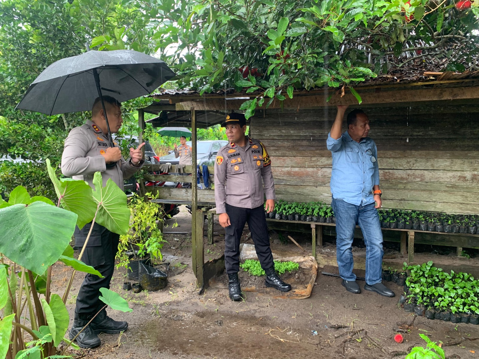 Dir Intelkam Polda Kalbar bersama Kapolres Ketapang