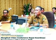 Staf Ahli Bupati Ketapang Ikuti Vicon Pengendalian Inflasi 2025, Soroti Komoditas Penyumbang Inflasi 2024