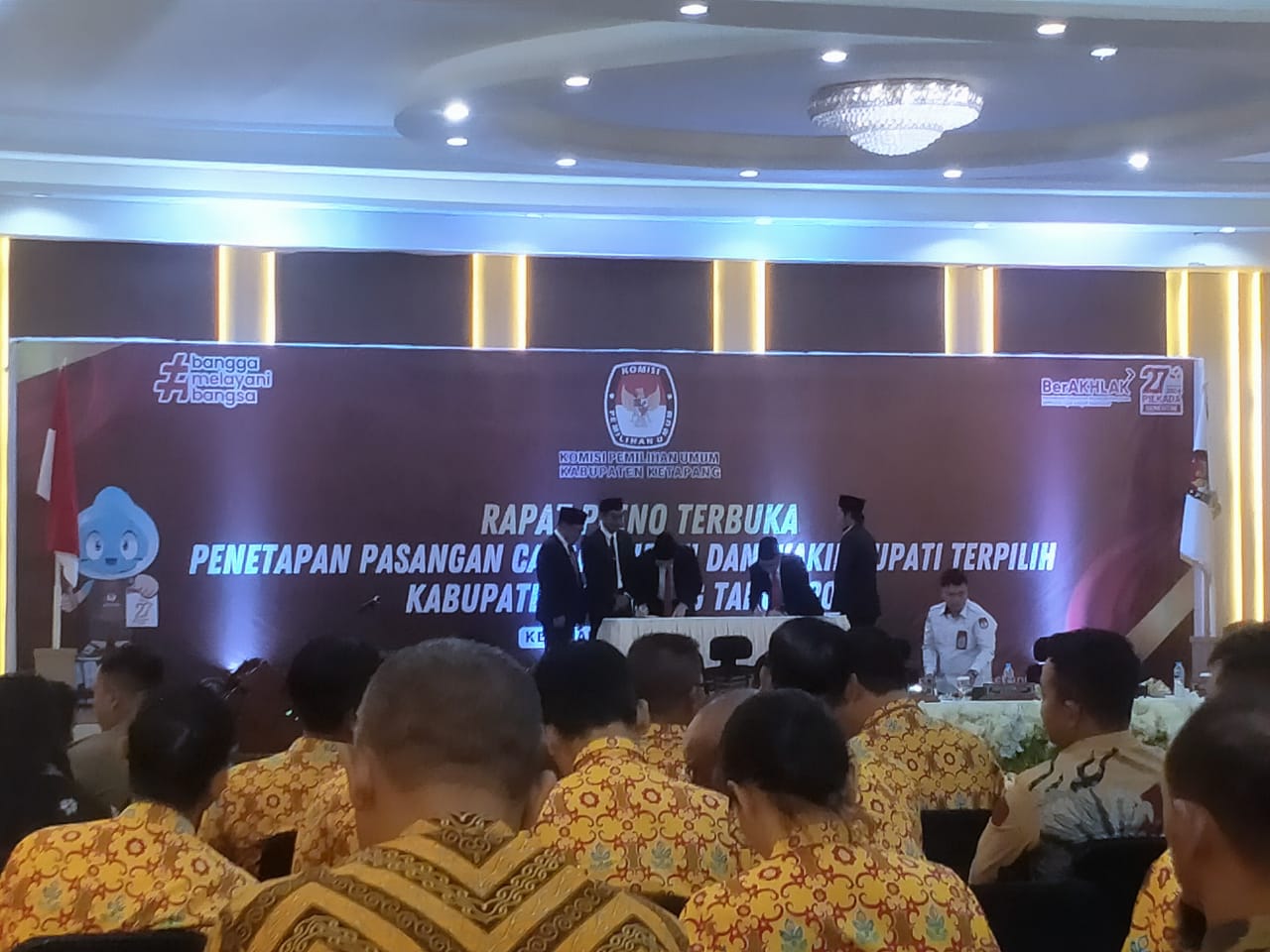 Rapat Pleno Terbuka KPU Ketapang