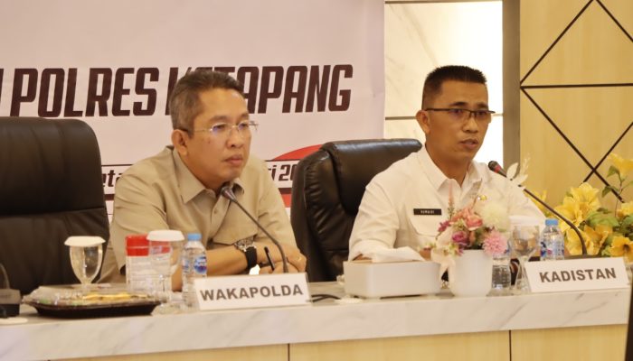 Kunjungi Polres Ketapang, Wakapolda Kalbar Lakukan Asistensi Terkait Ketahanan Pangan